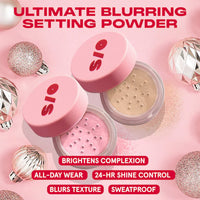 Ultimate Blurring Setting Powder Blurred & Bright Travel Duo - Transluscent/Ultra Pink