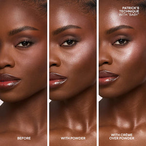 Major Glow Creme & Powder Light Reflecting Translucent Highlighter Duo - Baby