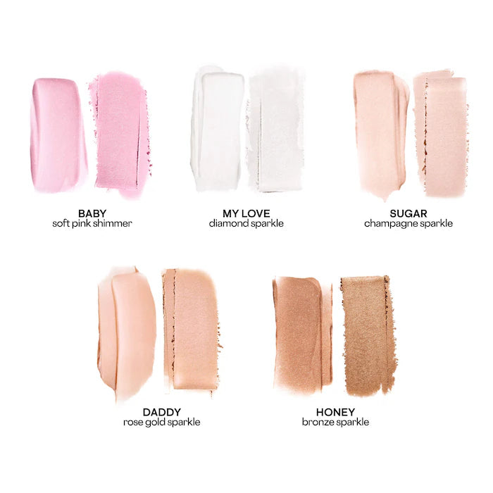 Major Glow Creme & Powder Light Reflecting Translucent Highlighter Duo - Baby