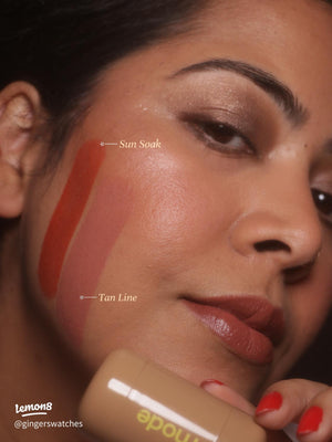 Blush - tan line