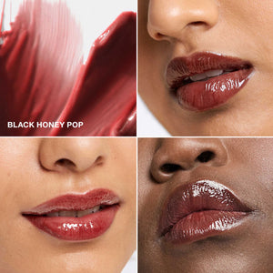 Pop Plush™ Creamy Lip Gloss - Black Honey