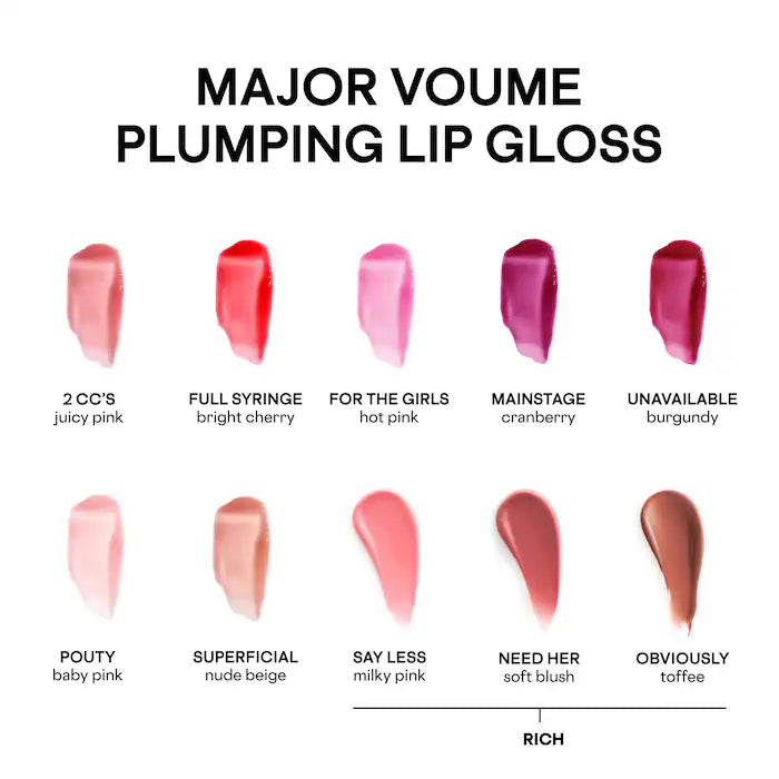 Major Volume Plumping Lip Gloss -  For The Girls