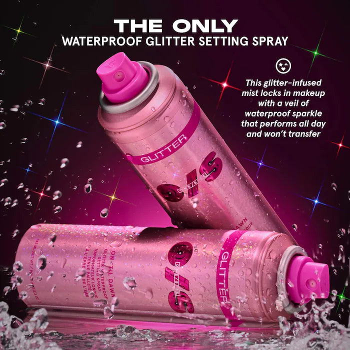 On 'Til Dawn Glitter Waterproof Setting Spray