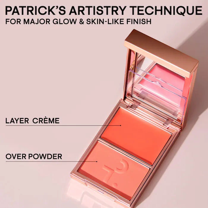 Mini Major Headlines Double-Take Crème & Powder Blush Duo - She's That Girl