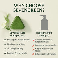 Nature Seven Green Shampoo Bar - Mini Size 25g