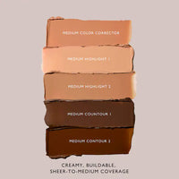Underpainting Face Highlight & Contour Palette - Medium